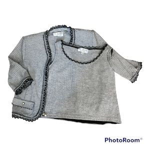 St. John zippered jacket and shell